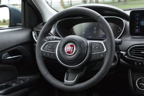 Fiat Egea Sedan Editorial Photo Image Of Steering Inside 228890301