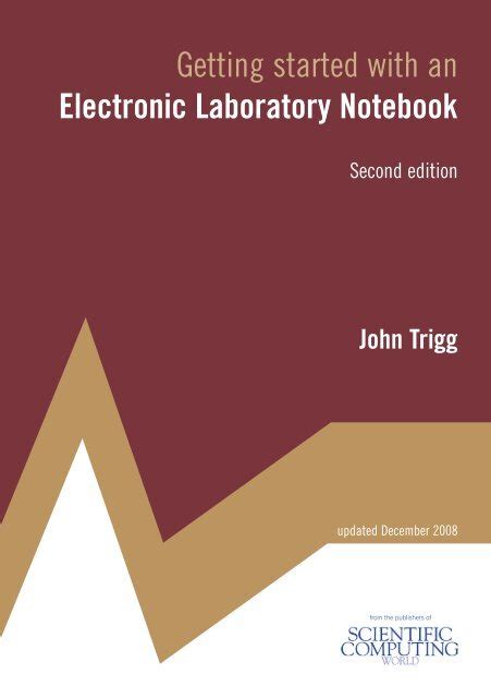 Getting started with an Electronic Laboratory Notebook