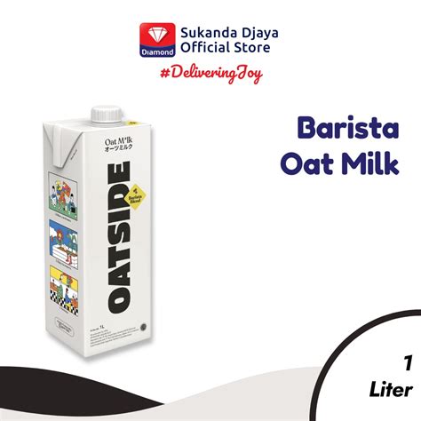 Jual Oatside Barista Oat Milk 1L Susu Oat Gandum Lactose Dairy Free