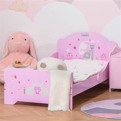 Playful Haven Single Pink Princess Castle Kids Toddler Bed | Wilko