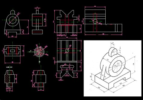 رسم ميكانيكي اوتوكادautocad 2dand3d خمسات