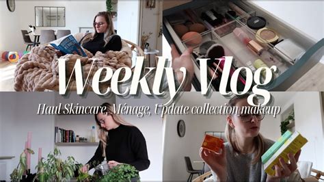 Weekly Vlog Haul Skincare M Nage Update Collection Makeup Youtube