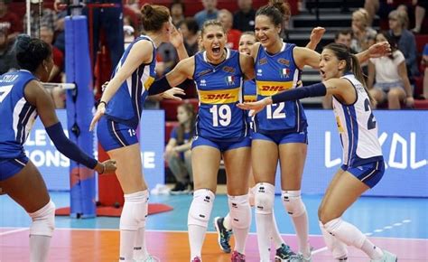 Volleyball Nations League Femminile L Italia Conquista La Prima