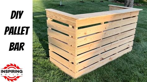 Diy Pallet Bar On A Budget