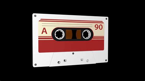 Isolated 3d Vintage Cassette Tape Animation Stock Motion Graphics Sbv 347512959 Storyblocks