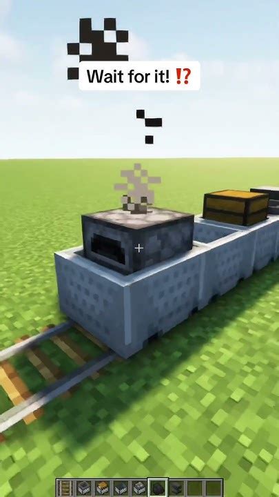 Realistic Working Train In Minecraft Shorts Youtube