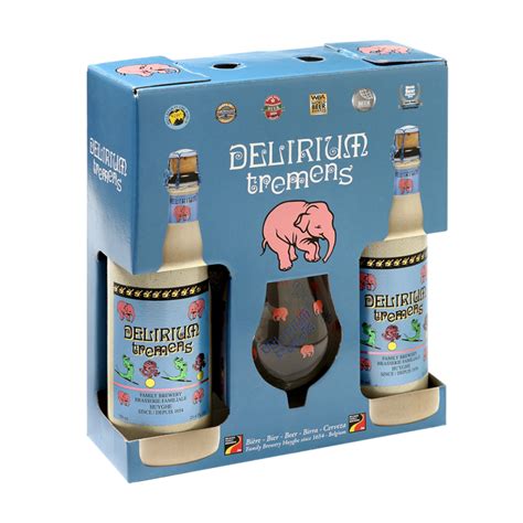 Biere Blonde Coffret Delirium Tremens Cl Verre Belgique