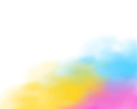 Free Vector | Colorful powder cloud on white background