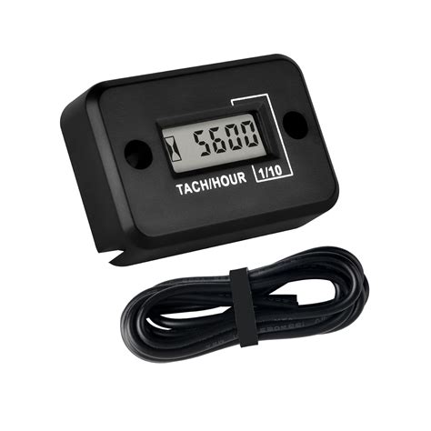 Amazon Runleader Digital Mini Tach Hour Meter Tot Hours Accumulate