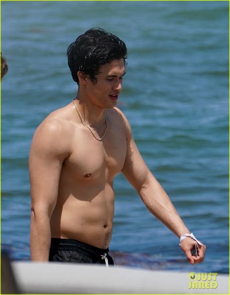 Riverdale's Charles Melton Goes Shirtless at the Beach in Miami: Photo ...