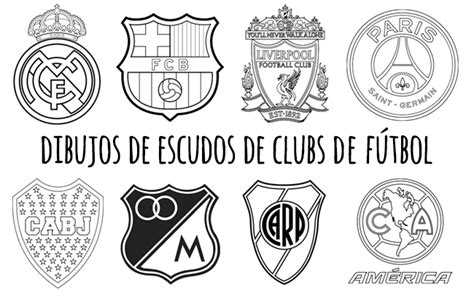 Dibujos De Escudos De Fútbol Futbol Dibujo Club