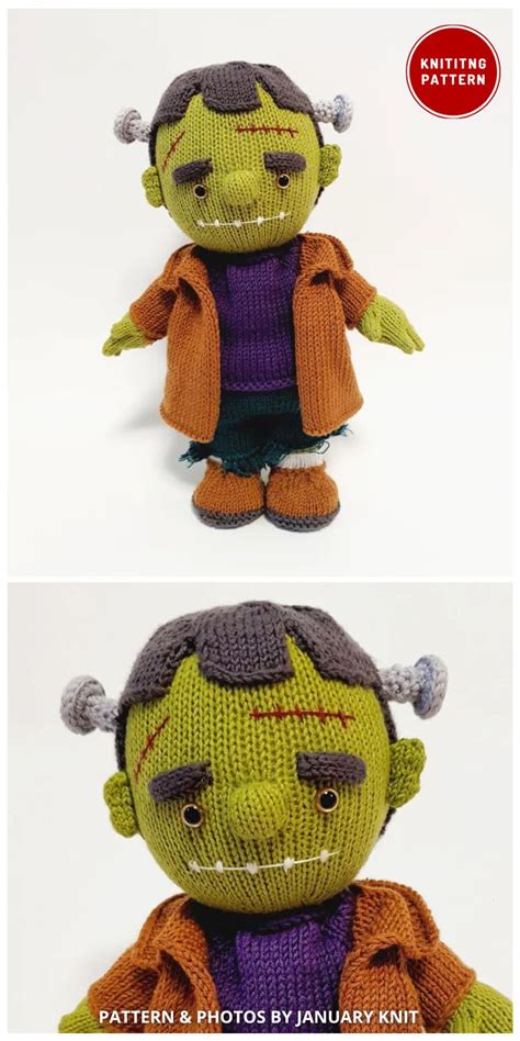 8 Spooky Knitted Monster Toy Patterns For Halloween The Knit Crew