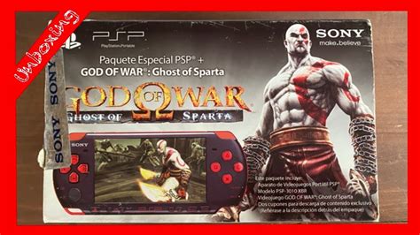 Psp Unboxing Edici N God Of War Espa Ol Youtube