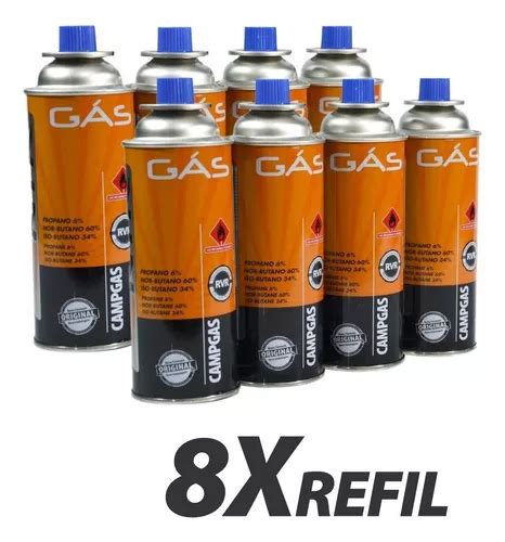 Cartucho Refil Gás Fogareiro Maçarico Campgas 8 Nautika