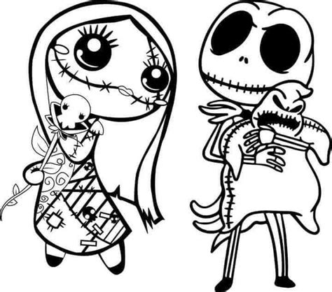 Nightmare Before Christmas Halloween Halloween Coloring Pages