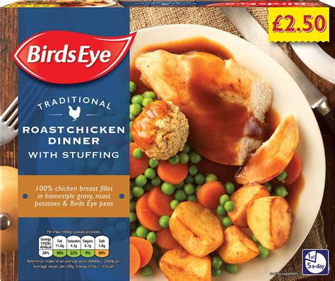 Fife Creamery FROZEN BIRDS EYE ROAST CHICKEN DINNER 6X400G 2 50 PMP