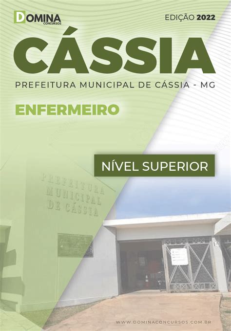 Apostila Digital Pref Cássia MG 2022 Enfermeiro 40H