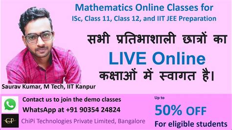 Class 11 Class 12 Isc Iit Jee Preparation Youtube