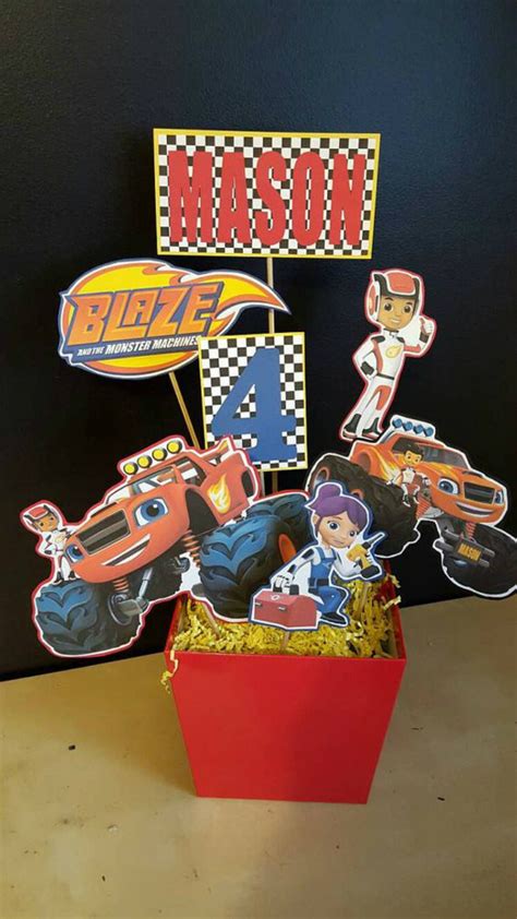 Blaze And The Monster Machines Themed Birthday Decor By