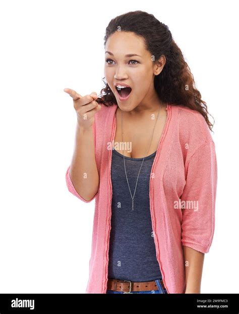 Excited African Lady Hi Res Stock Photography And Images Alamy