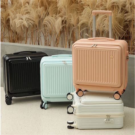 luggage maleta 18/20inch hand carry luggage portable trolley case ...