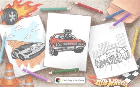 26 Hot Wheels Coloring Pages Free PDF Printables