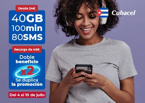 Nueva Promoci N De Cubacel Del Al De Julio