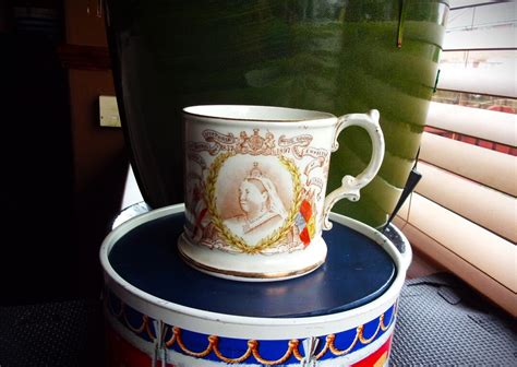 Queen Victoria Diamond Jubilee Commemorative Mug Antique Mug Cup