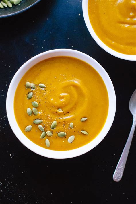 Roasted Pumpkin Soup Recipe - Cookie and Kate