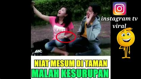 Video Lucu Dari Instagram Niat Mesum Malah Kesurupan Youtube