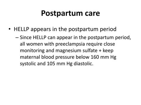 Hellp Syndrome Ppt