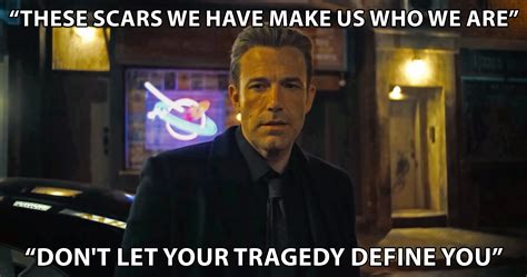 These scars we have make us who we are. Don't let your tragedy define