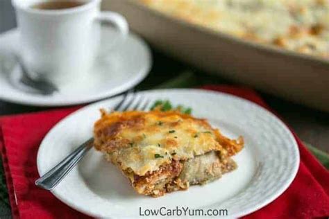 Eggplant Parmesan Casserole Gluten Free Low Carb Yum