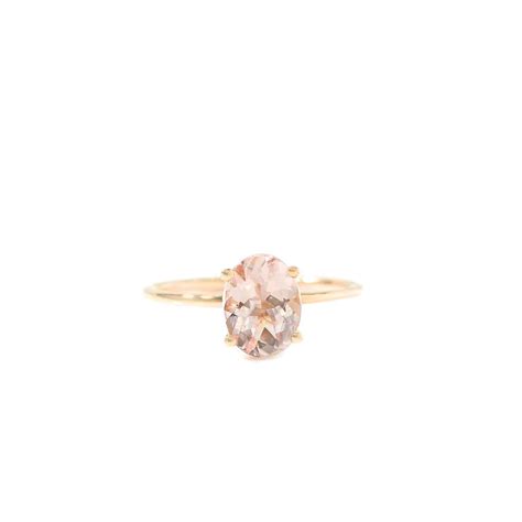 Pre Ct Oval Morganite Ring Christine K Jewelry