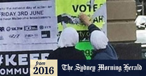 Nuns Caught Defacing Australian Sex Party Political Poster