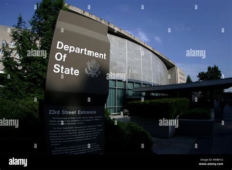 State Department Building Washington Dc Stock Photo Alamy