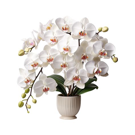 Orchid White Orchid Png Orchid With Transparent Background Ai