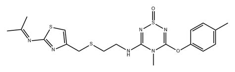 4H 1 2 4 6 Thiatriazin 3 Amine 4 Methyl N 2 2 1 Methylethylidene