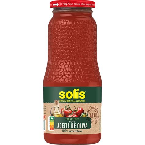 Comprar Tomate Frito Con Aceite De Oliva Sin Gluten Frasco 360 G