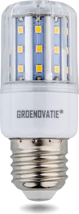 Groenovatie Led Corn Mais Lamp E27 Fitting 5w 89x34 Mm Warm Wit Bol