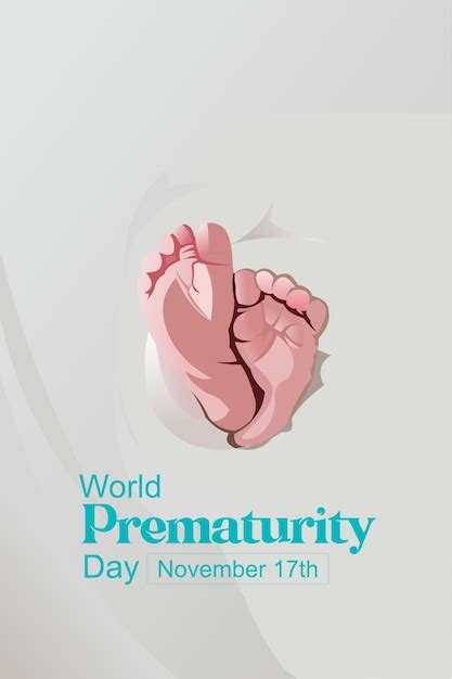 Premium Vector World Prematurity Day Vector Illustration