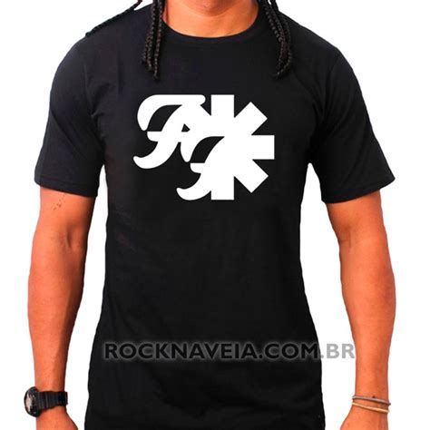 Camiseta Masculina Foo Fighters Red Hot Chili Peppers Estamparia Rock Na Veia