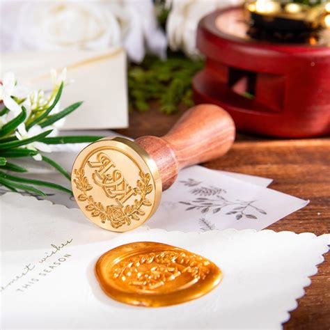 Custom Wax Seal Stamp Kit With T Box Wax Envelope Seal Stamp Kit