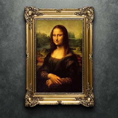 Mona Lisa Original Painting Framed at PaintingValley.com | Explore ...