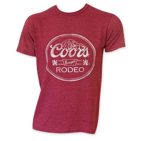 Coors Mens Red Banquet T Shirt