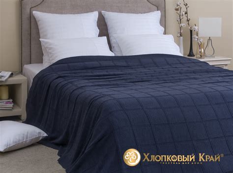 Купить плед-покрывало на кровать Лофт деним 220*260см по цене 3956 в ...