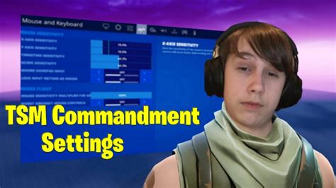 TSM Commandment Fortnite Settings Keybinds YouTube