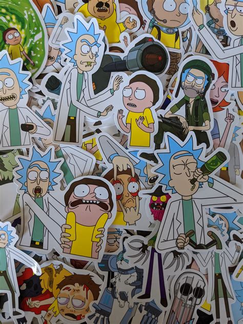 Rick And Morty Sticker Pack Stickerload