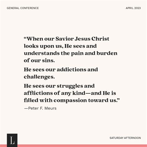 See a powerful quote from each April 2023 general conference talk - LDS