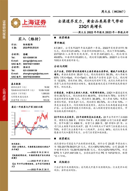 2023 05 02 彭毅、张洪乐 上海证券 从